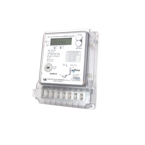 10(100) Amps Static 3 Phase Smart (GSM/GPRS) Energy Meter