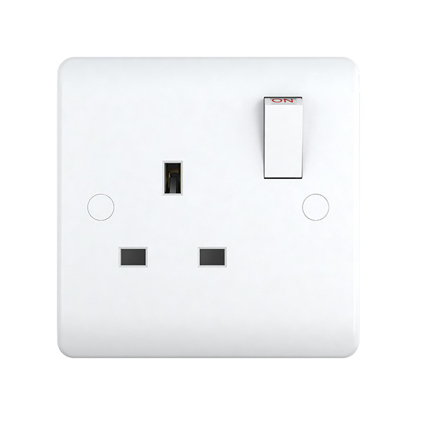 13Amp 1G Switch Socket